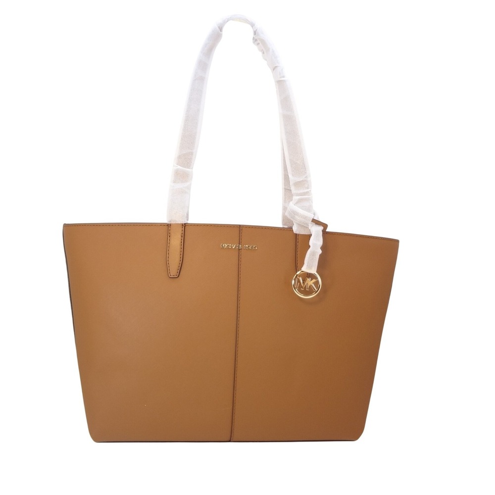 Michael Kors Jet Set Brun Valise Travel Tote Medium Luggage New Saffiano Leather